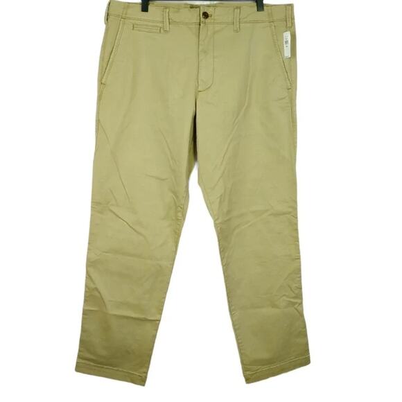 GAP Khaki Straight Leg Men’s Pants 36 x 32 New NWT